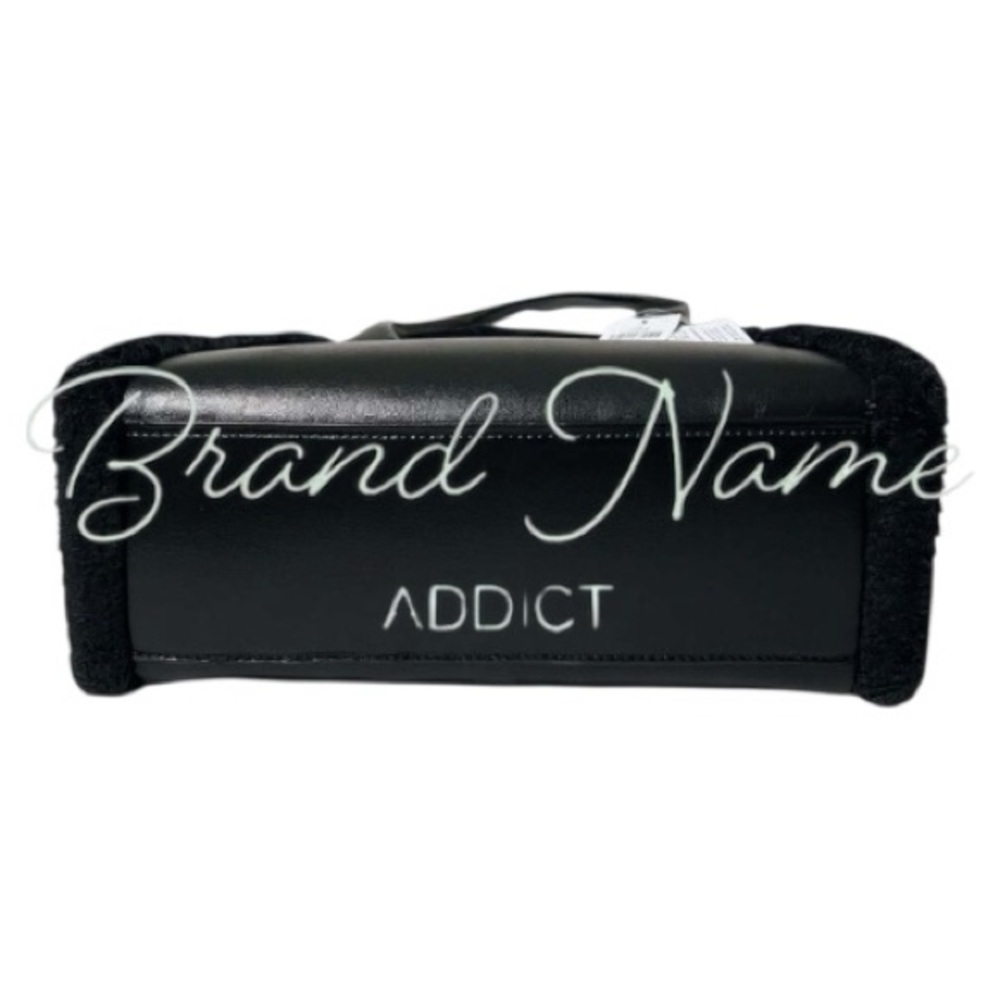 KATE SPADE 17” JETT FAUX SHEARLING LARGE TOTE PATENT LEATHER NWT - Picture 6 of 7